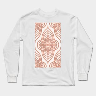 Mandala in bright copper Long Sleeve T-Shirt